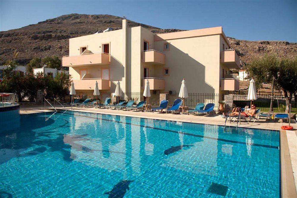Lindos Blue Sky Aparthotel Exterior photo